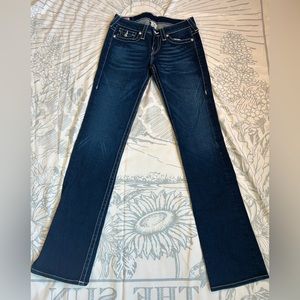True Religion Section Billy Jeans W27 White/Silver